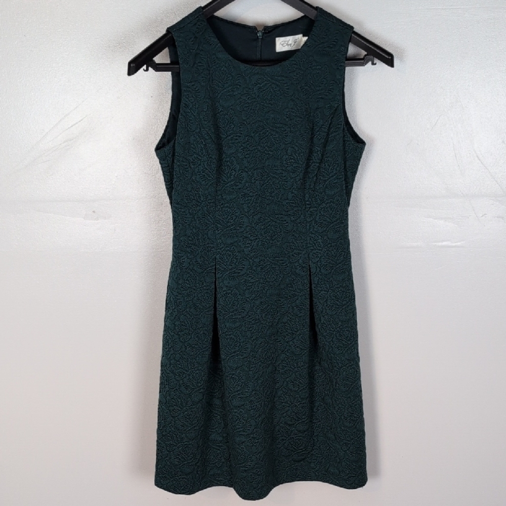 Eliza J Embossed Floral Dress